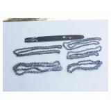Spare Chainsaw chains w/ 16" bar