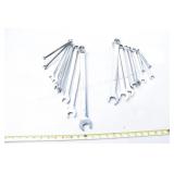 2 sets of SAE combination wrenches