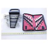 metric & sae combination wrenches & wrench rail