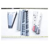 Socket rails and wrench rails