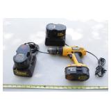 Dewalt 18v Cordless Drill & Chargers