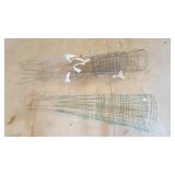 Two Stacks of  LargeTomato Cages-Qty 12+