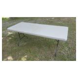 Two 6" Lifetime Poly Folding Banquet Tables