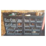 Two Black & Gray Plastic Hardware Sorters