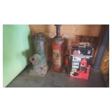 Three Hydraulic Bottle Jacks