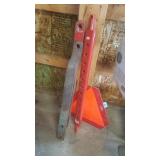 3 Tractor Draw Bars & SMV Sign