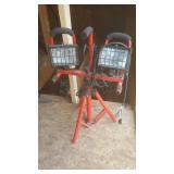 Commercial Electric Halogen Shop Light on Tripod