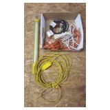 Flourescent Drop Cord, 16 ga estension cord - 25