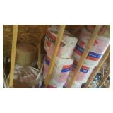 9 Rolls of R-19 insulation, Craft Face, 23"