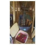 Tote of Camping Supplies