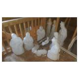 Lighted Plastic Outdoor Nativity Set 2