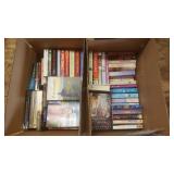 2 boxes of Paperback Novels