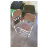 Pair of Aluminum folding Chairs