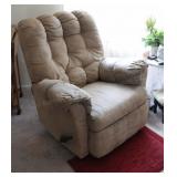 Tan Micro Fiber Lane Rocker / Recliner w/ Cover
