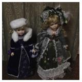 2 Porcelain Dolls