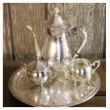 Leonard Silver Plate 4PC set