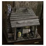 Flowers & fishing shack