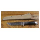 Westernfield Stack leather handle Knife & Sheath