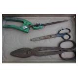 Tin snips, grass cutters & scissors
