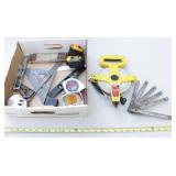 Tape Measures 10ft - 100ft tapes, speed square