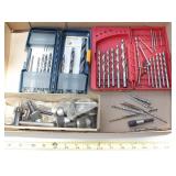 drill bits, chucks & chuck key