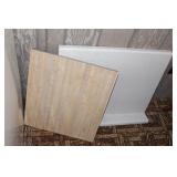 Counter top section, cutting board, 2 hotdog spear