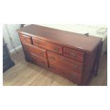 Vaughn Bassett Triple Dresser with mirror