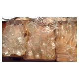 Lot of Clear Glassware