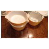 Lot of 3 Pyrex Small Casserole Dishes