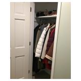 Contents of closet Contents of closet