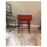 Small red stools Small red stools