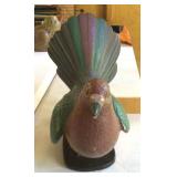 Ceramic Mexican-style bird figure