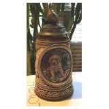 Golden retriever beer stein