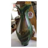 Makora blown art glass vase