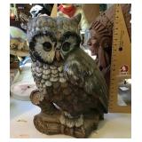 Ceramic owl figure