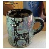 Signed Southwest pottery mug