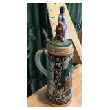 Figural beer stein