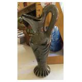 Ceramic ewer vase