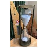 Brass hourglass