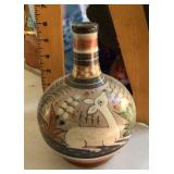 Painted pottery vase