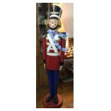 Life-size 5 1/2 foot fiberglass toy soldier