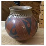 Signed Southwestern vase