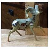 Hand-painted bighorn sheep figure