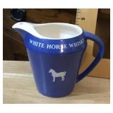 White horse whisky pitcher