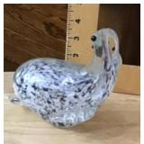 Art glass seal paperweight