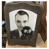 Early WLW radio station announcer photo