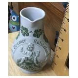 Bacchus pottery pitcher