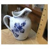Hand painted Delft pitcher