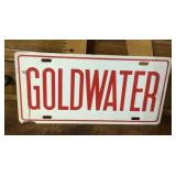 Goldwater license plate