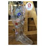 Glass beer boot
